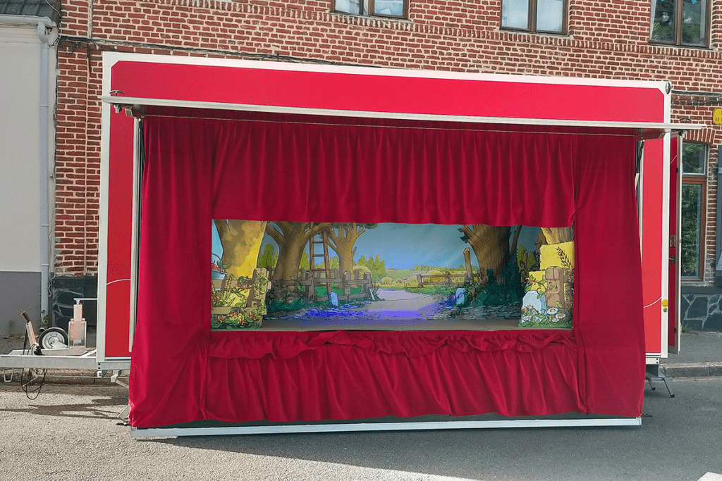 La Mariska Mobile, théâtre de marionnettes ambulant